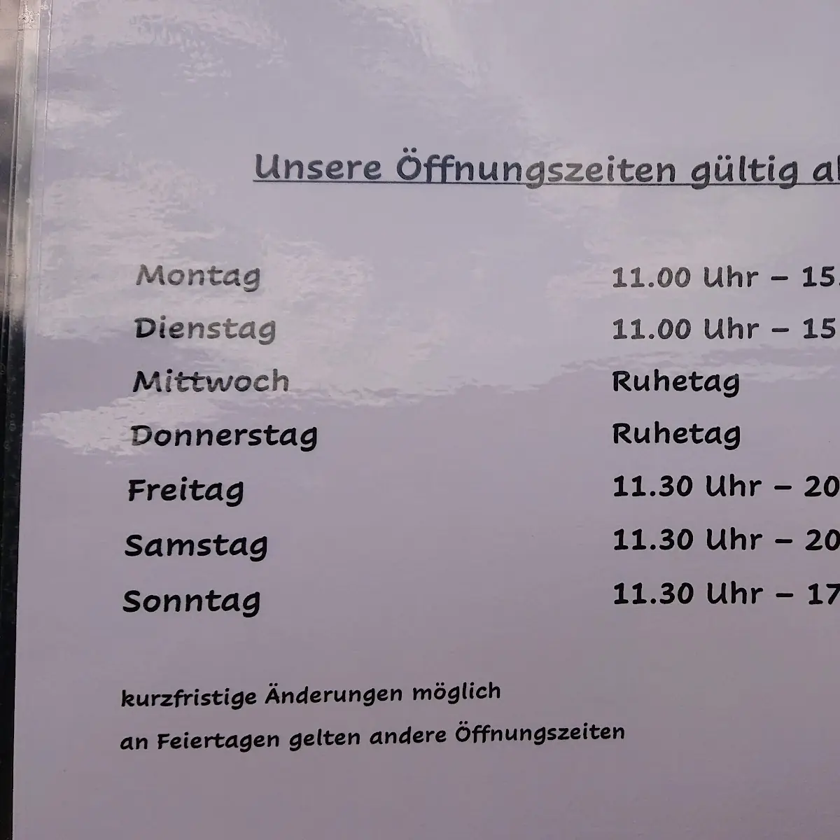 Speisekarte photo 5