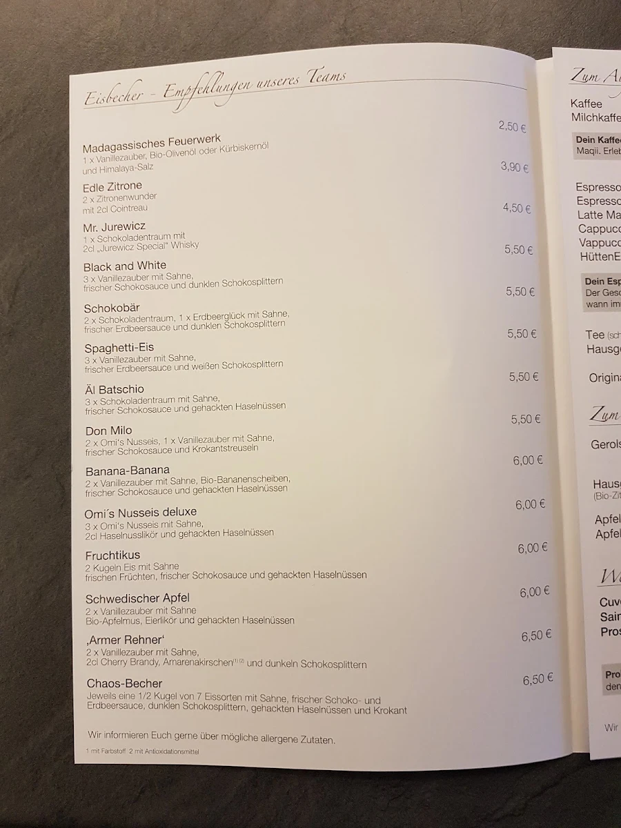 Speisekarte photo 2