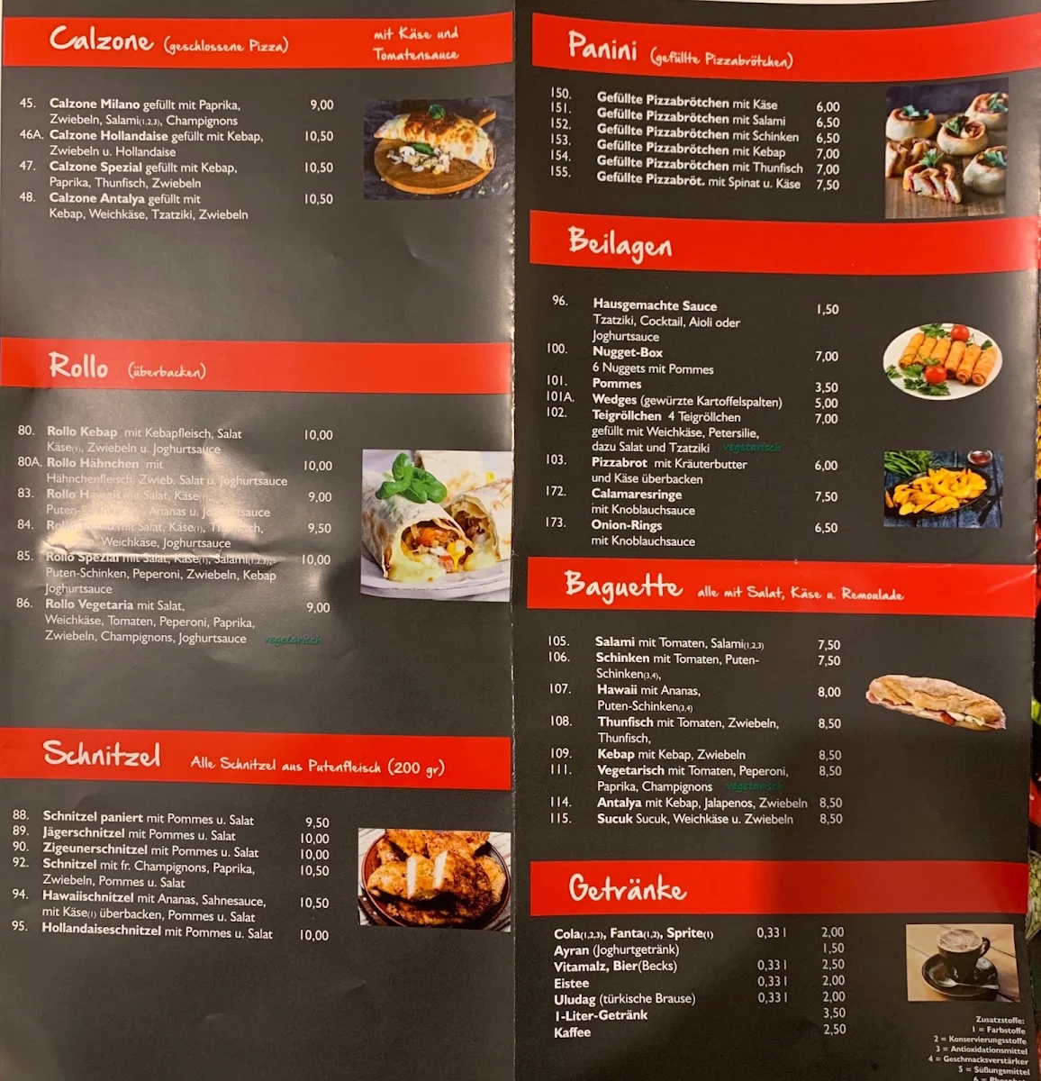 Speisekarte photo 3