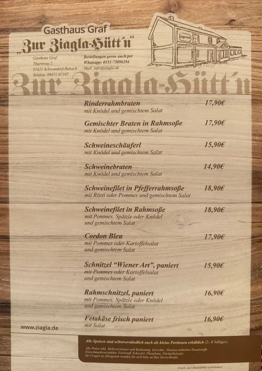 Speisekarte photo 2