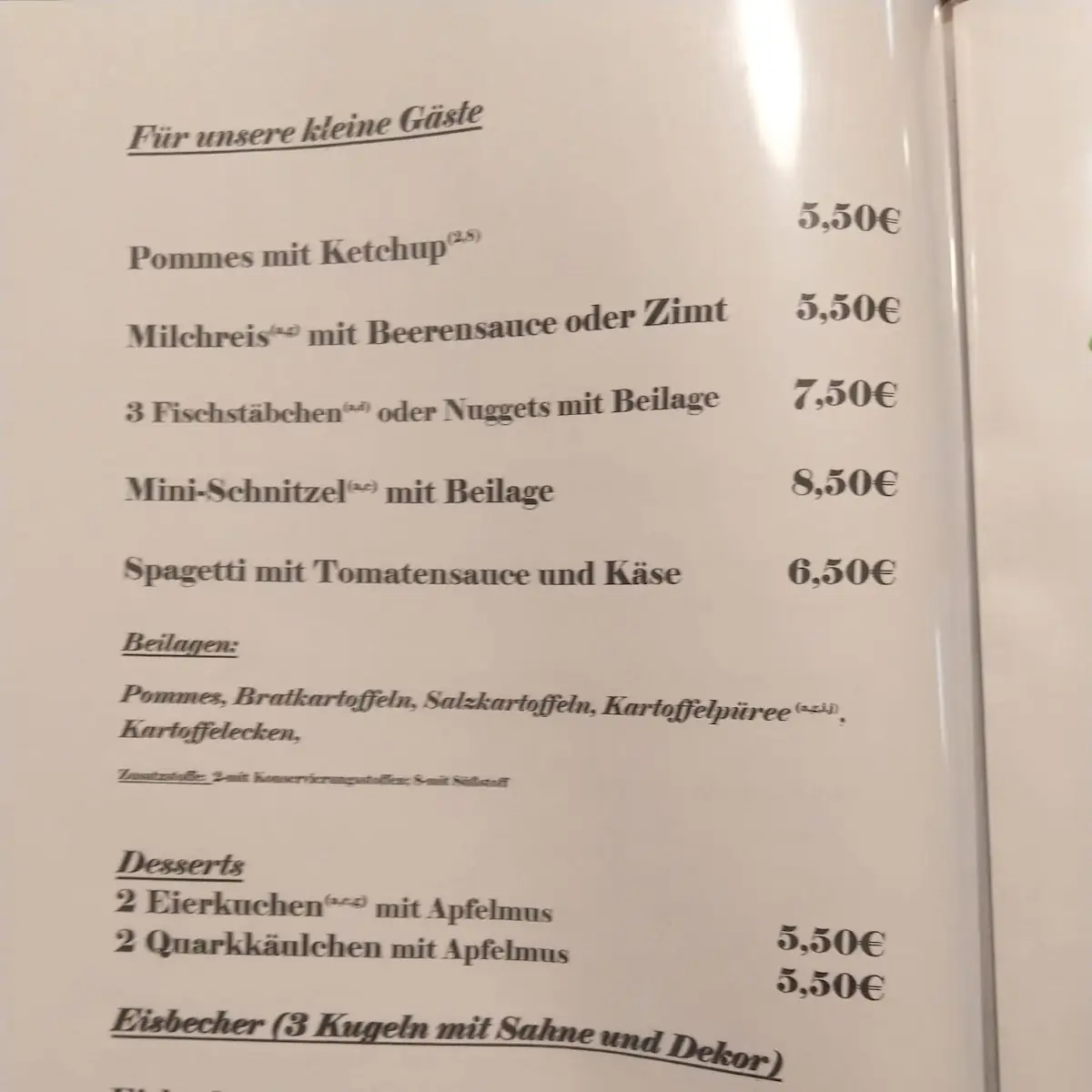 Speisekarte photo 8