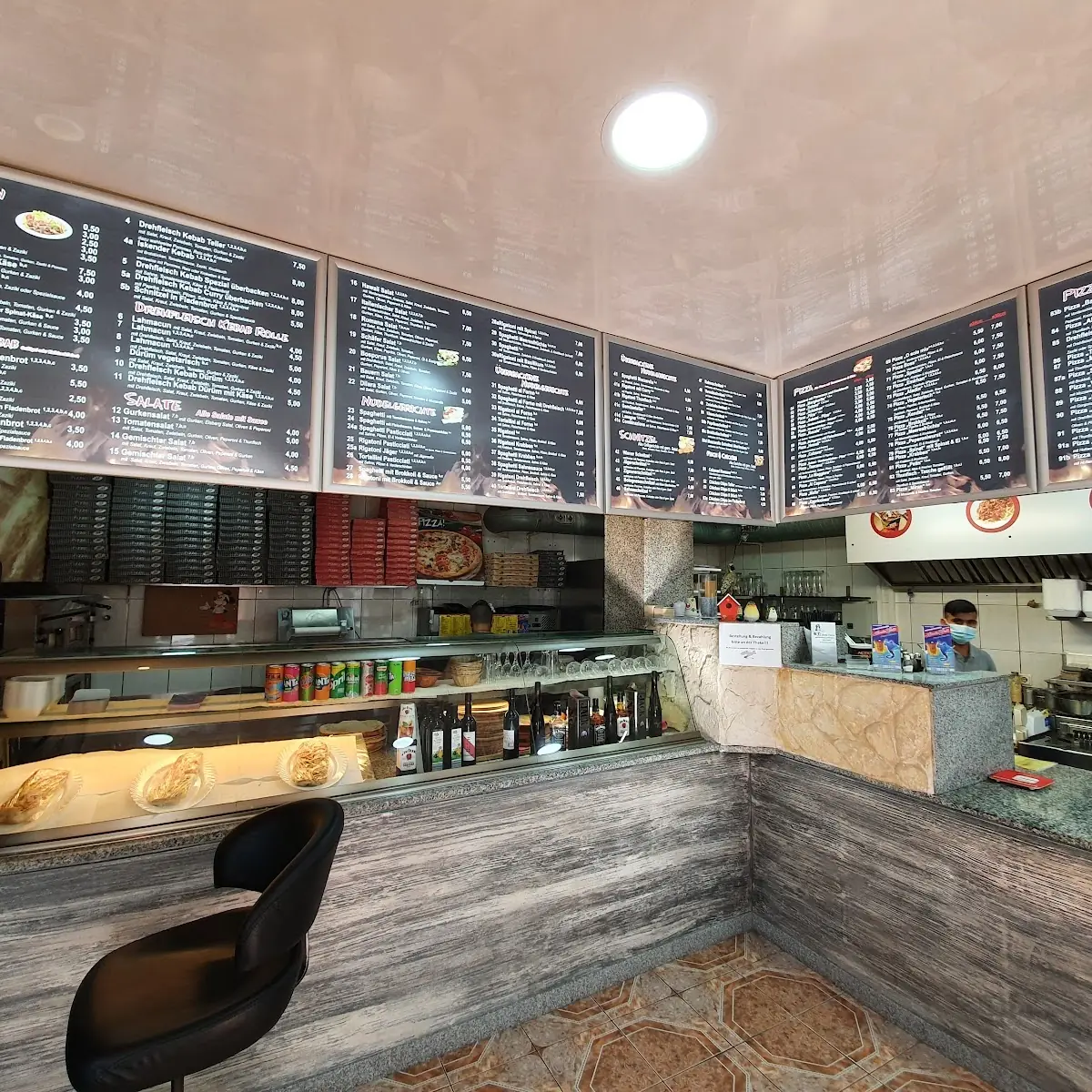Atmosphäre, Aladin Grill Döner Pizzeria