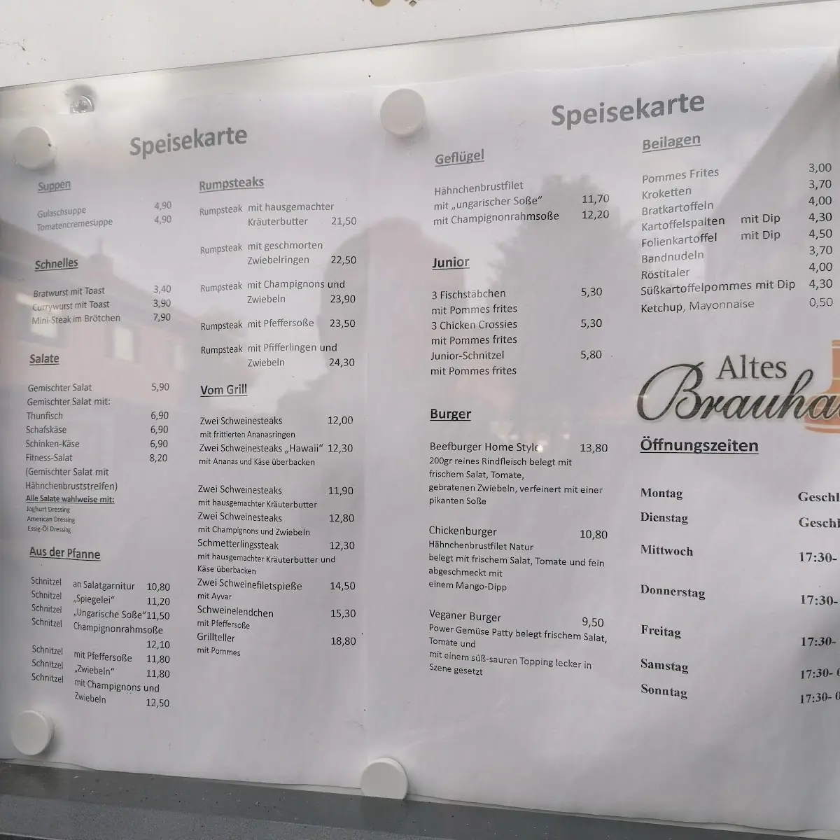 Speisekarte photo 1