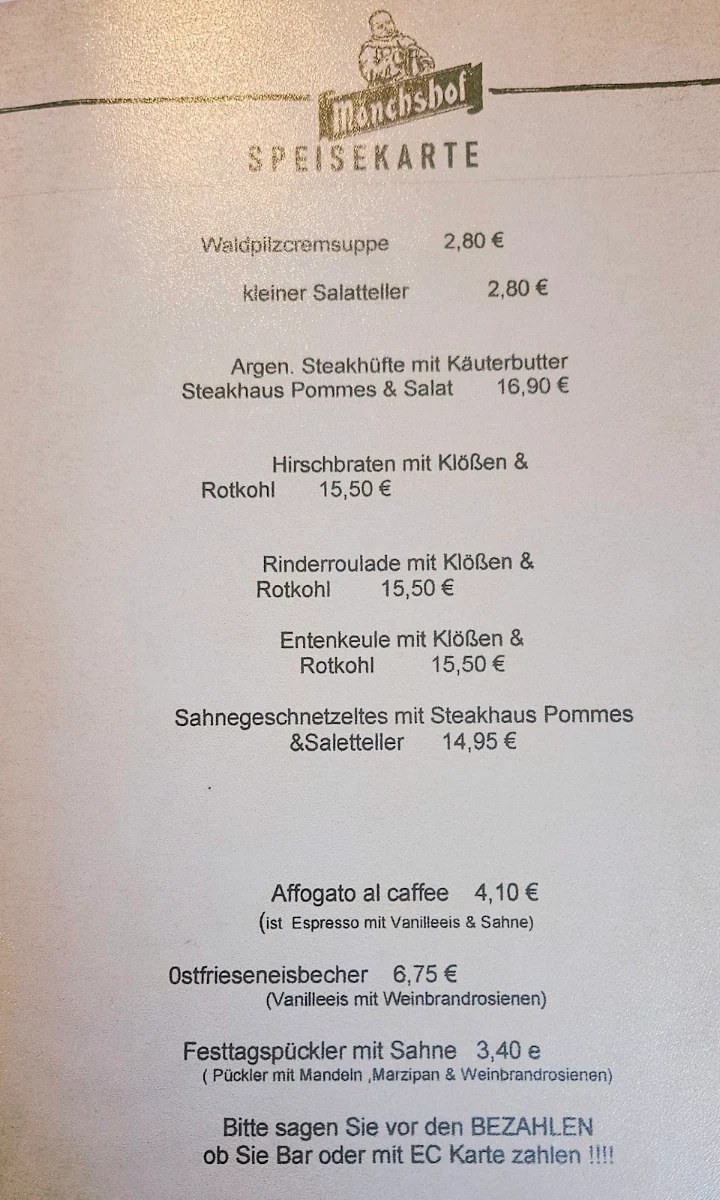 Speisekarte photo 1