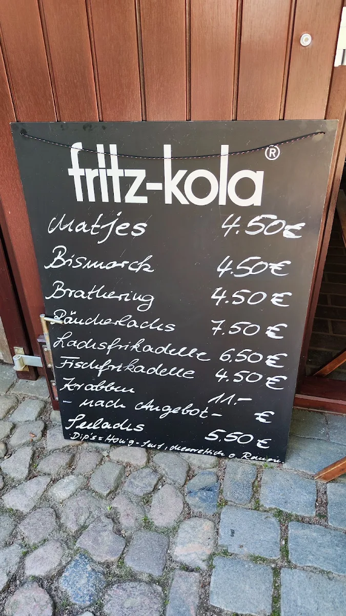 Speisekarte, Lilli & Fritz Fischbrötchen Mölln