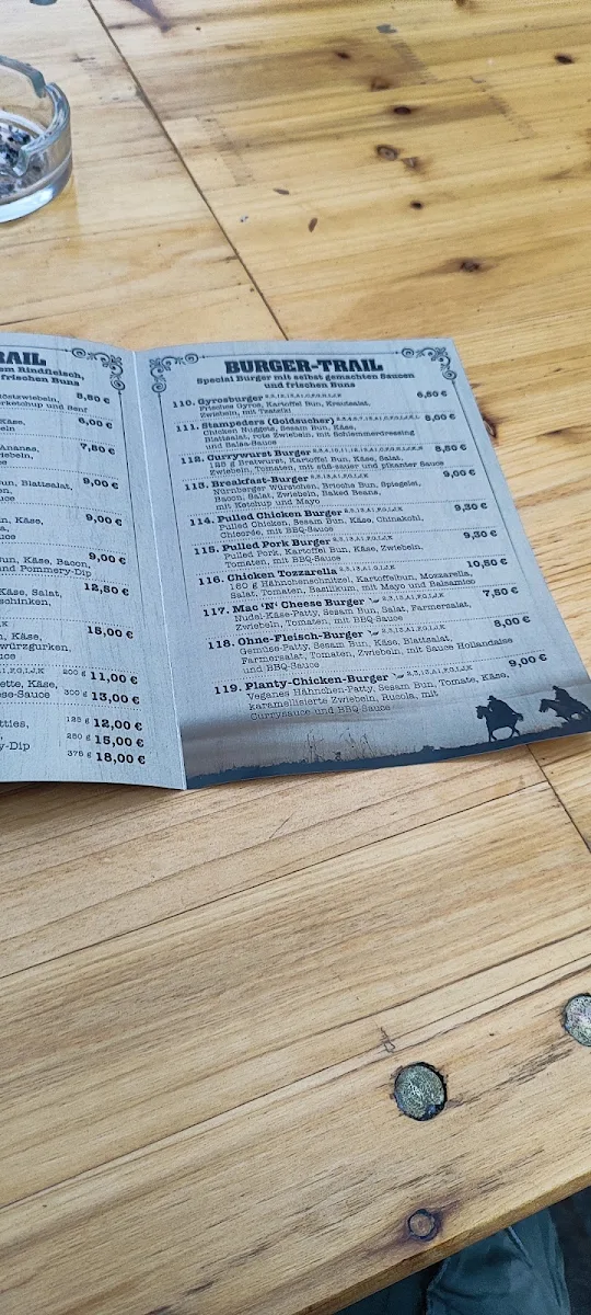 Speisekarte, Mühl-Grill