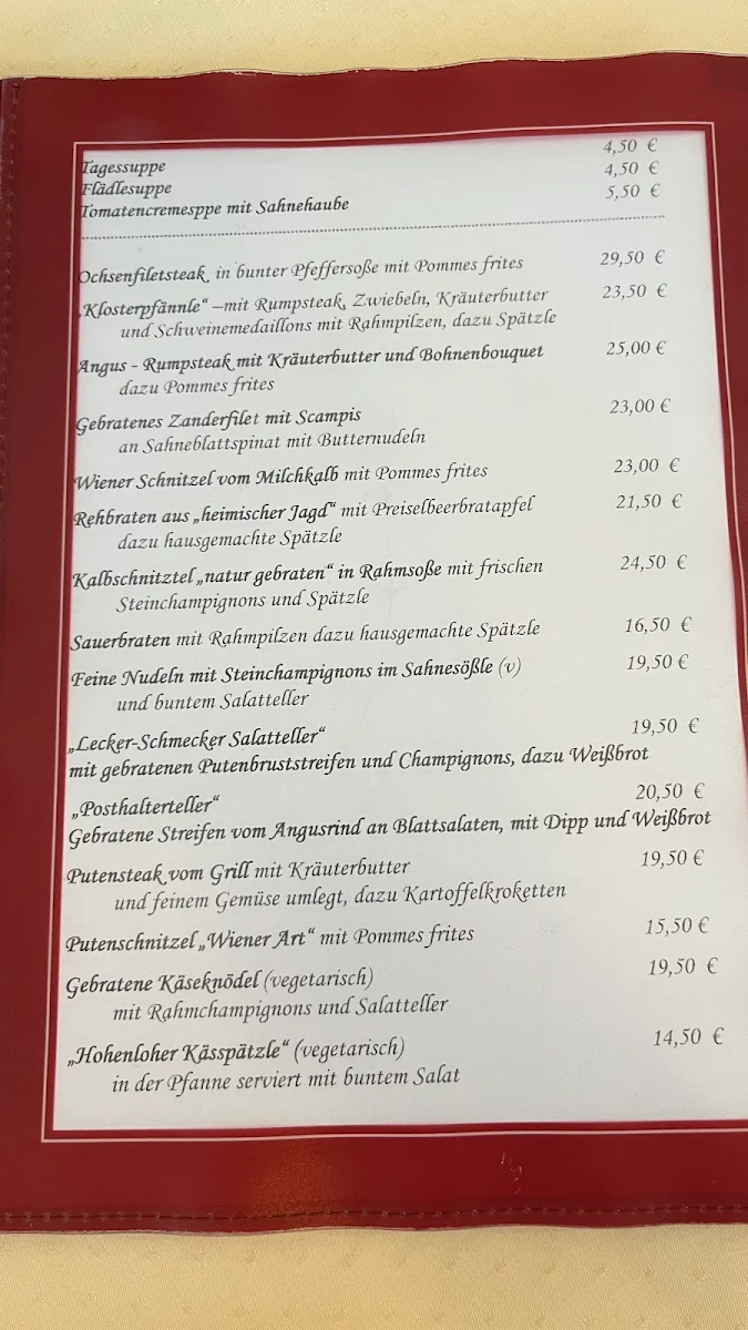 Speisekarte photo 2