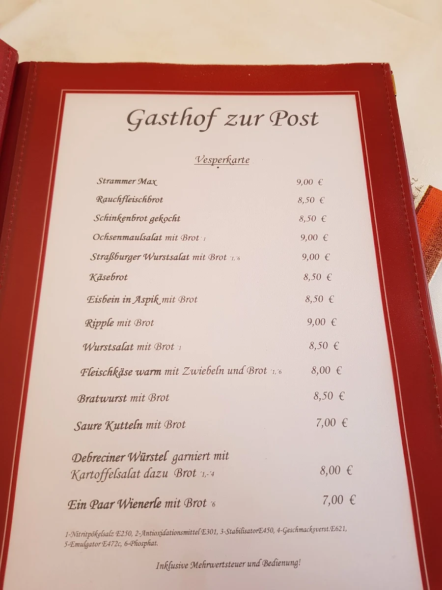 Speisekarte photo 4
