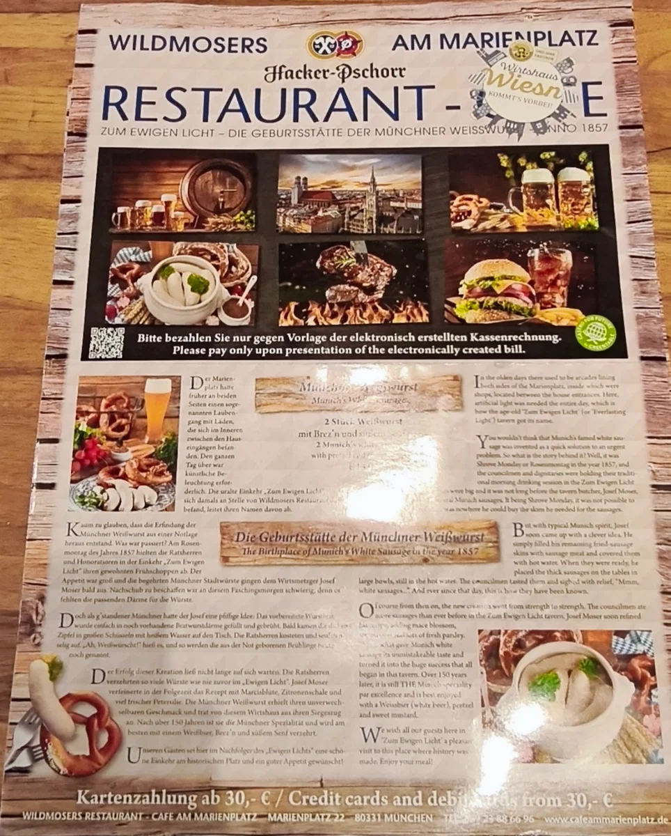 Speisekarte photo 2