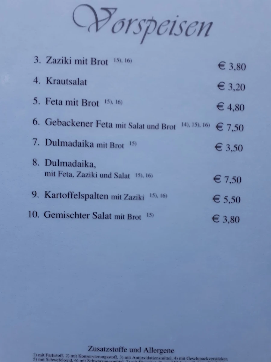 Speisekarte photo 3