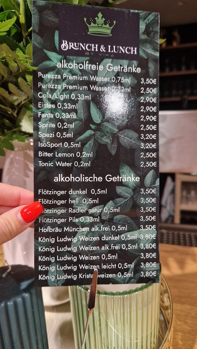 Speisekarte, Brunch & Lunch by Vika