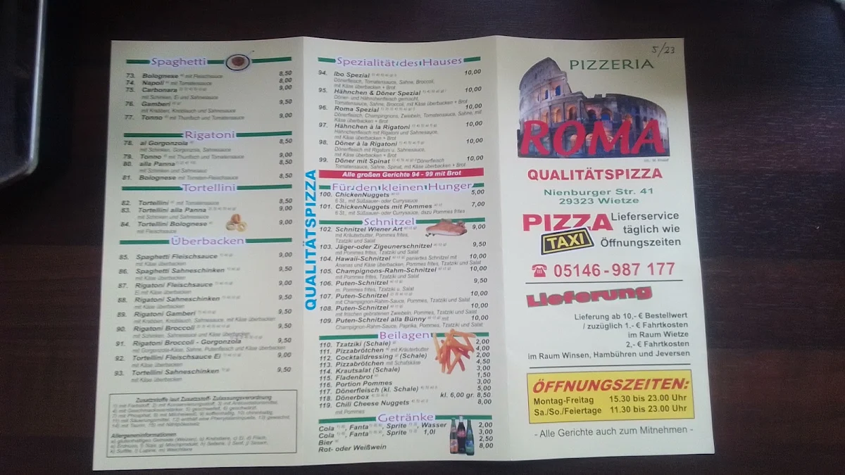 Speisekarte photo 1