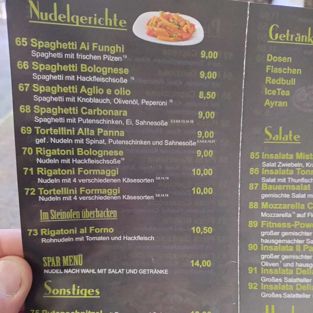 Speisekarte photo 5