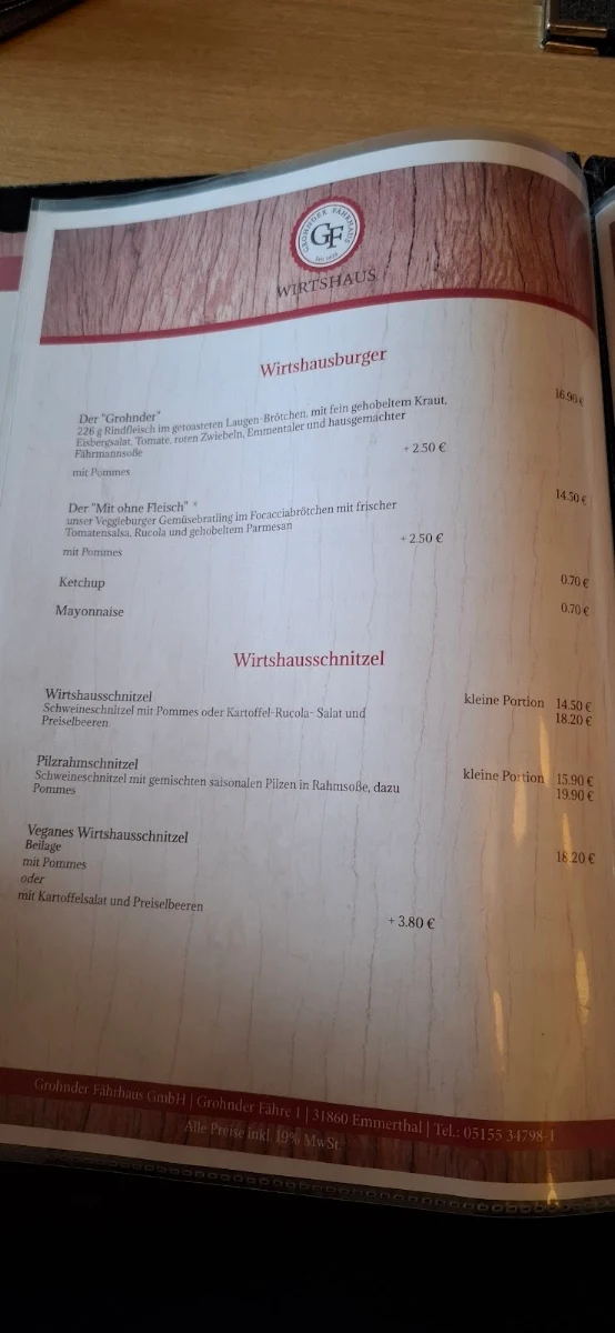 Speisekarte photo 3