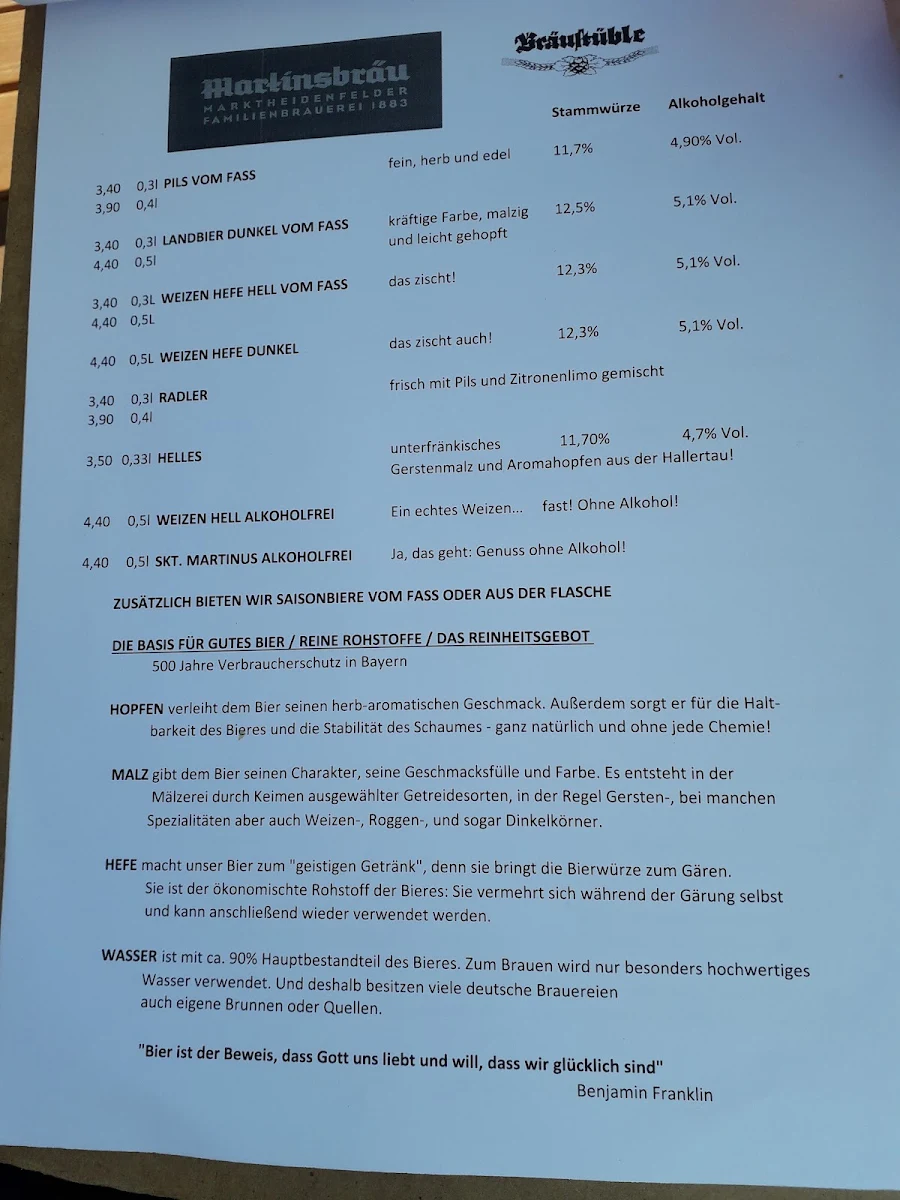 Speisekarte photo 3