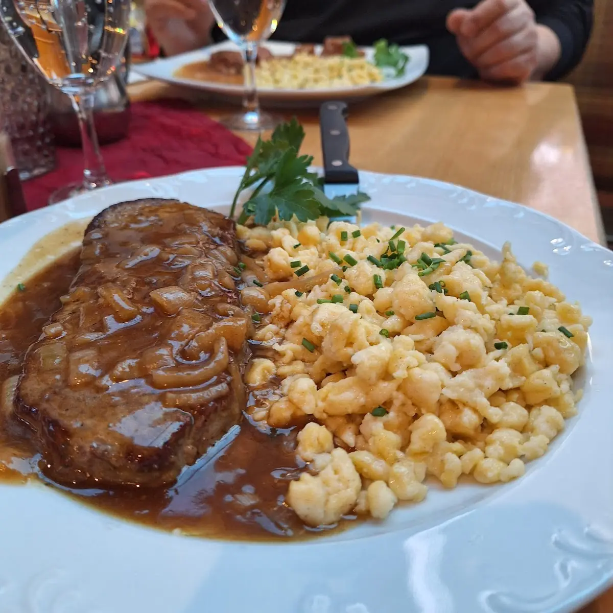 Essen und Trinken, Biergarten Hotel Zur Post