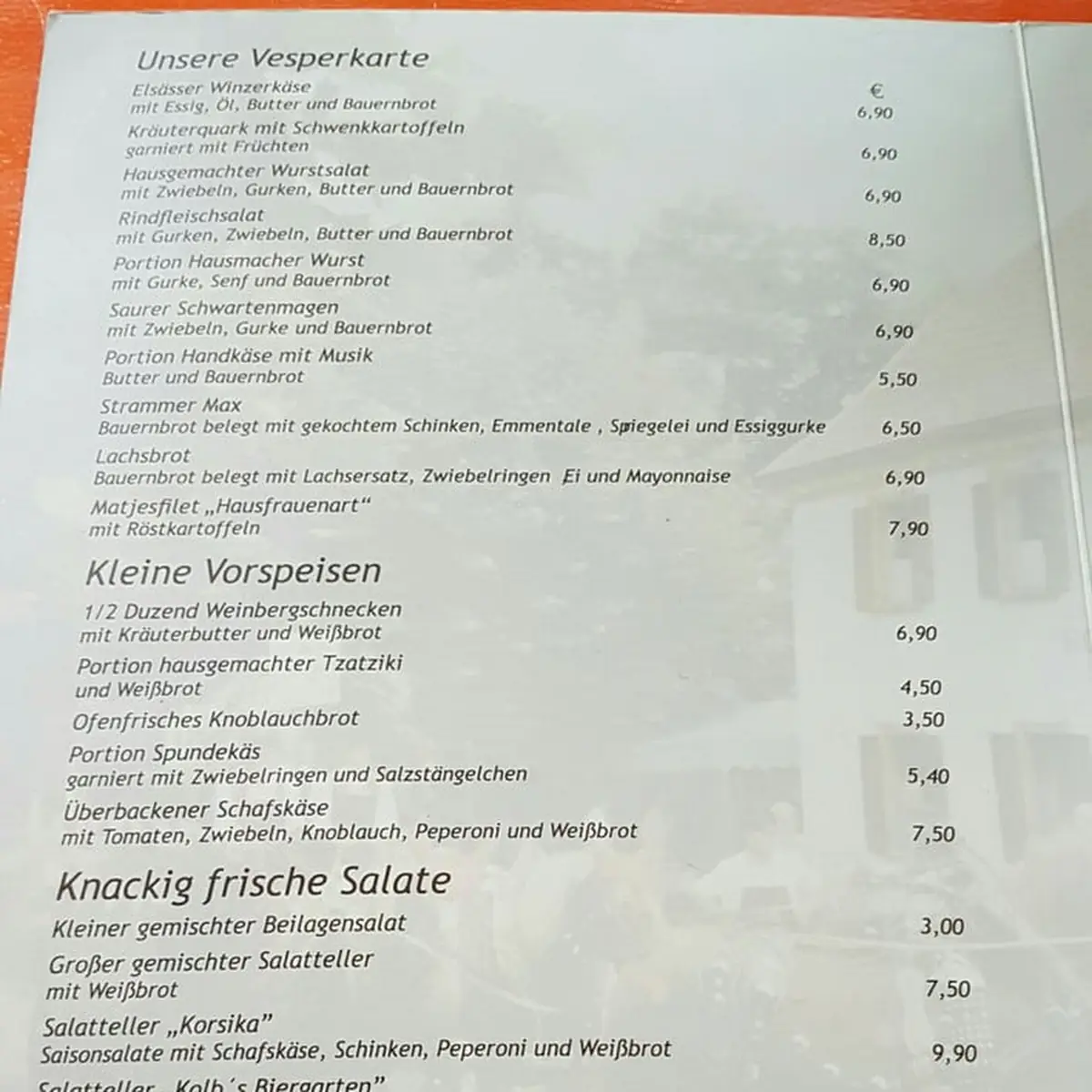 Speisekarte photo 10