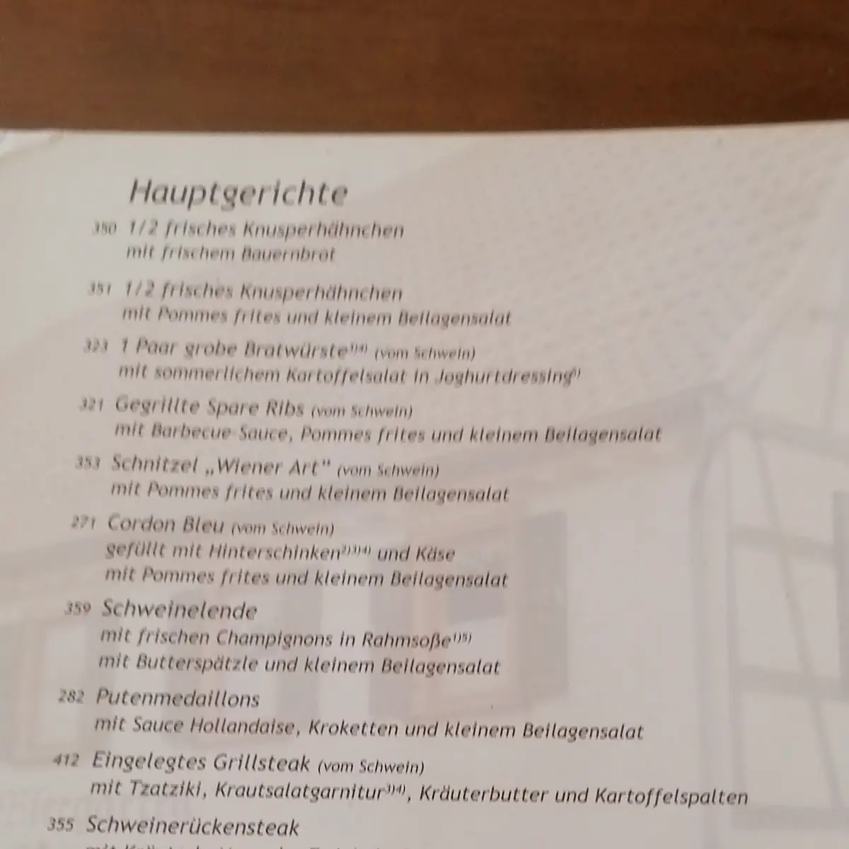 Speisekarte photo 9