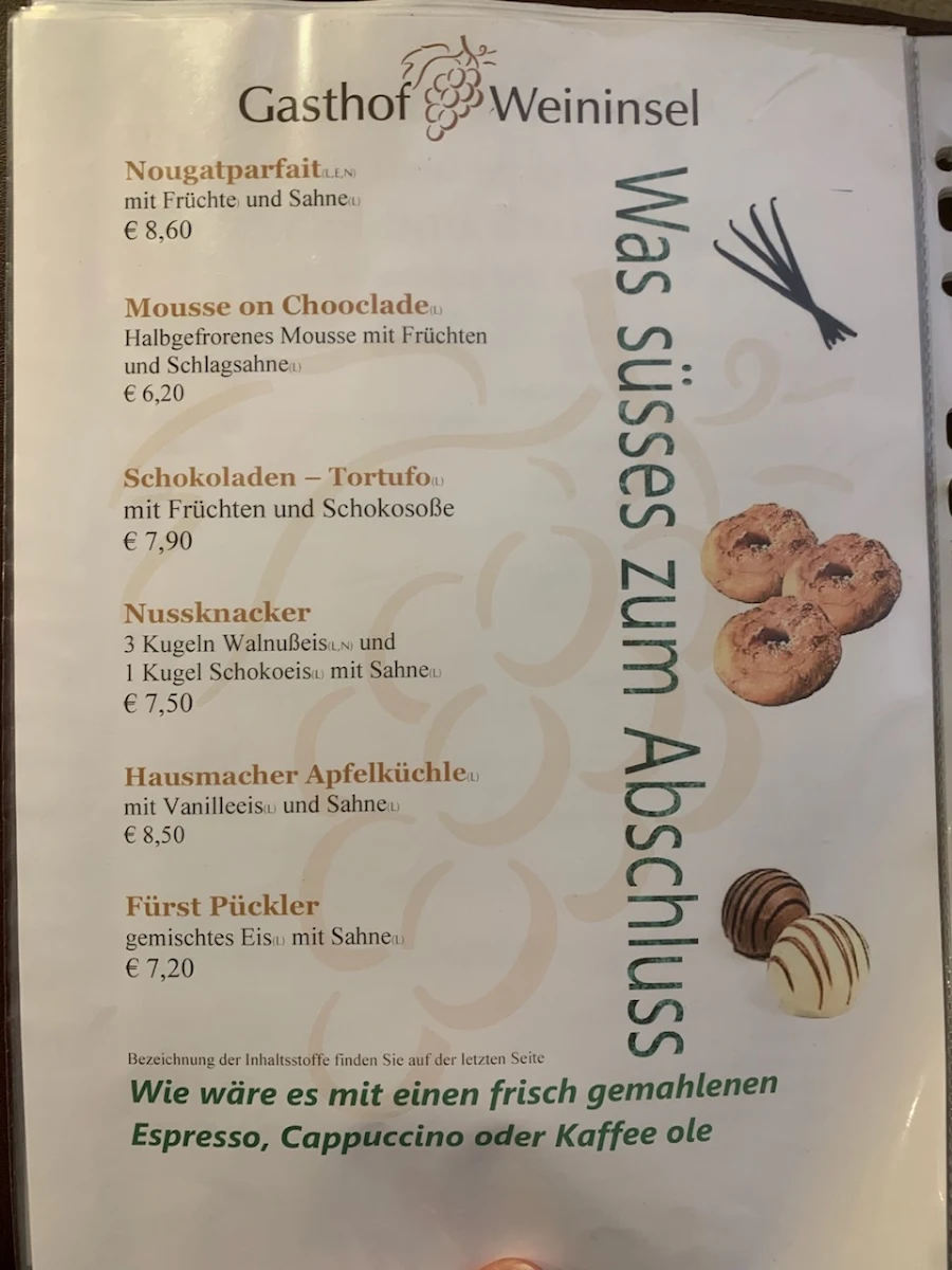 Speisekarte photo 3