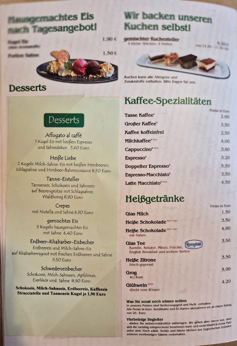 Speisekarte photo 5