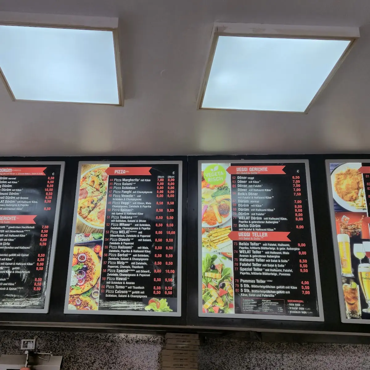 Speisekarte, Welat Döner Dürüm