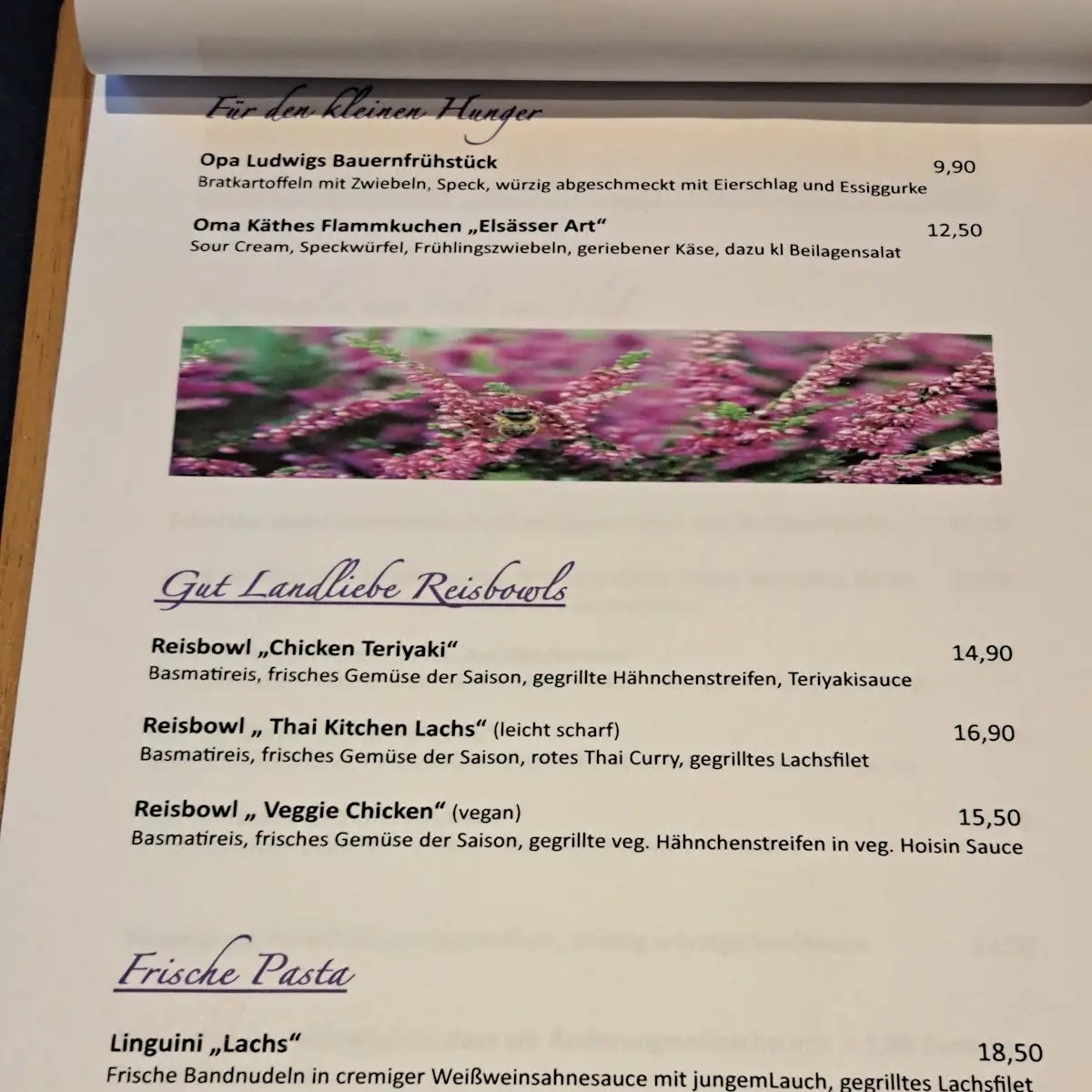 Speisekarte photo 1