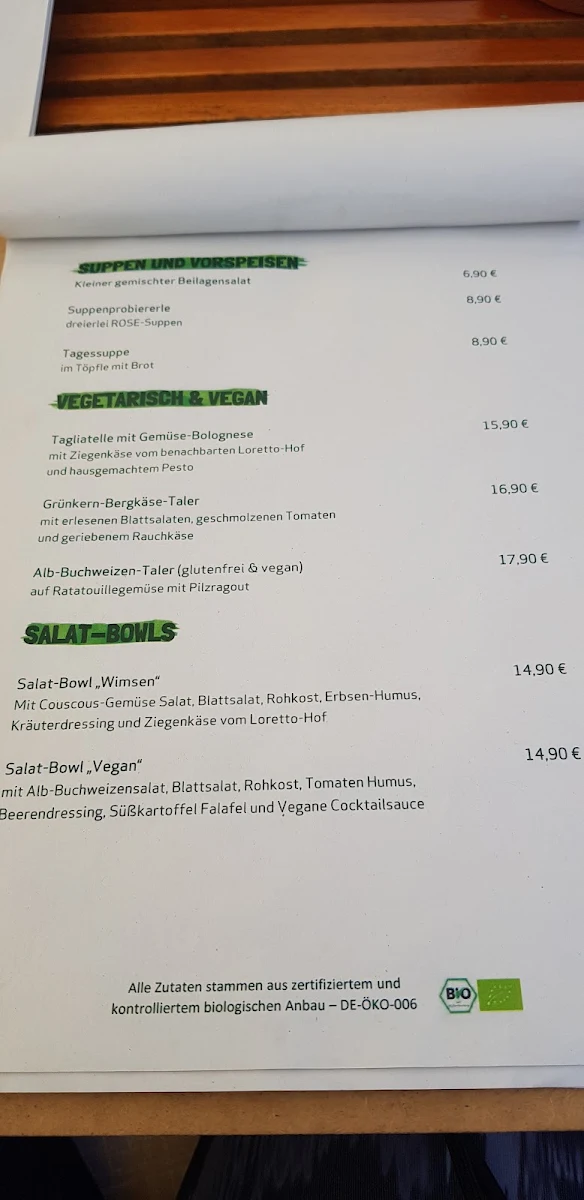Speisekarte photo 3