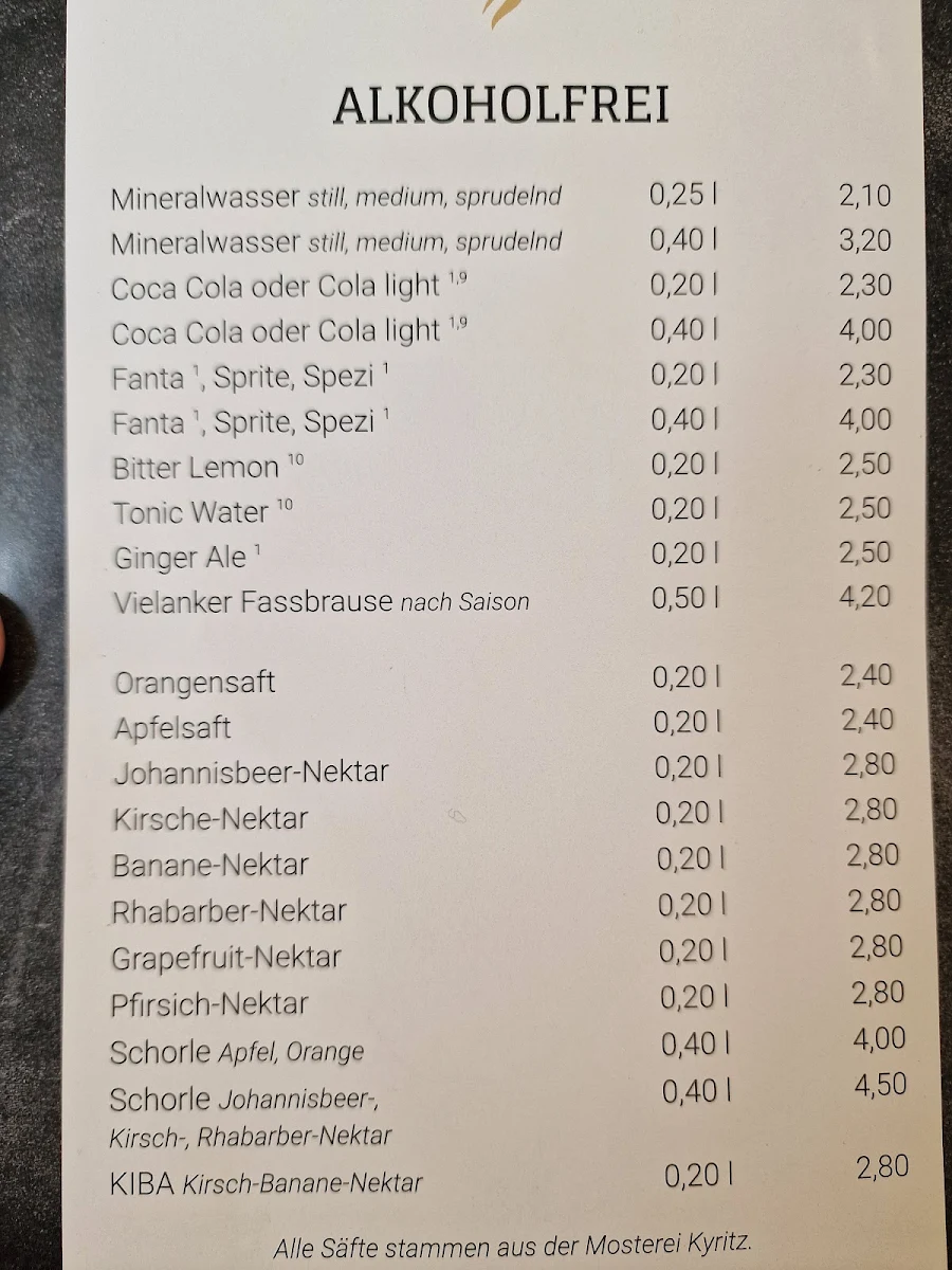 Speisekarte photo 1