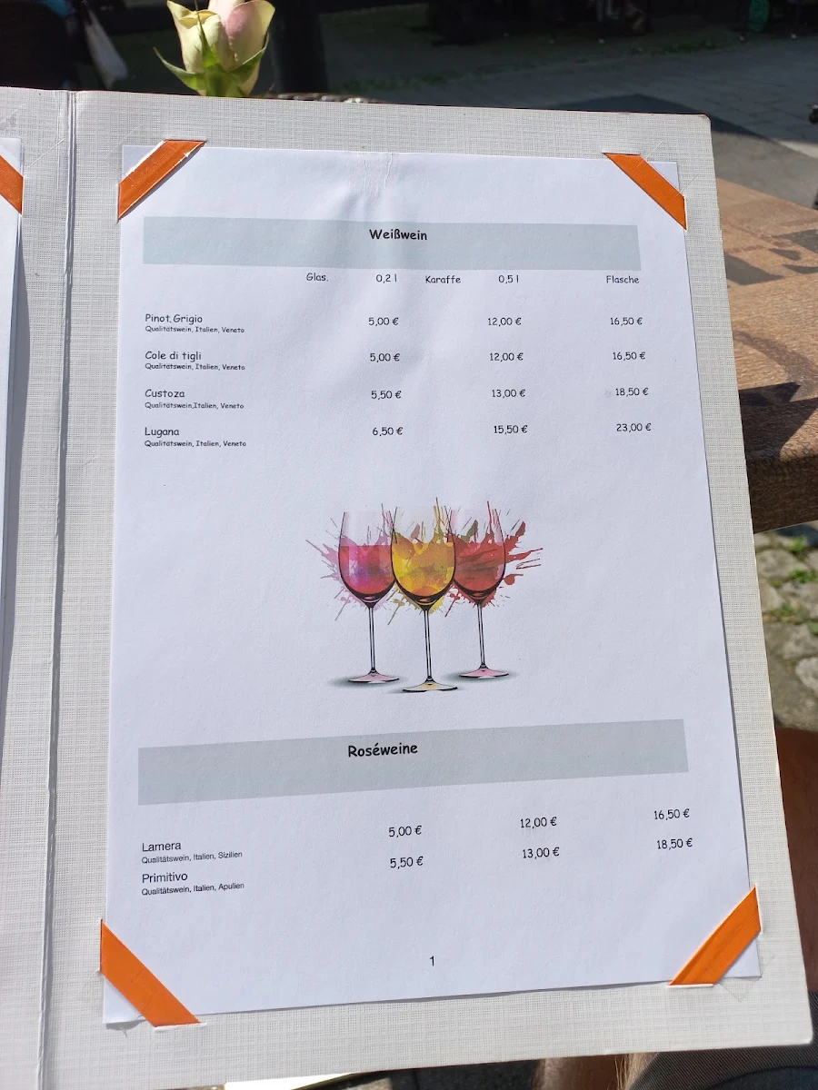 Speisekarte, Kontor Kaffee