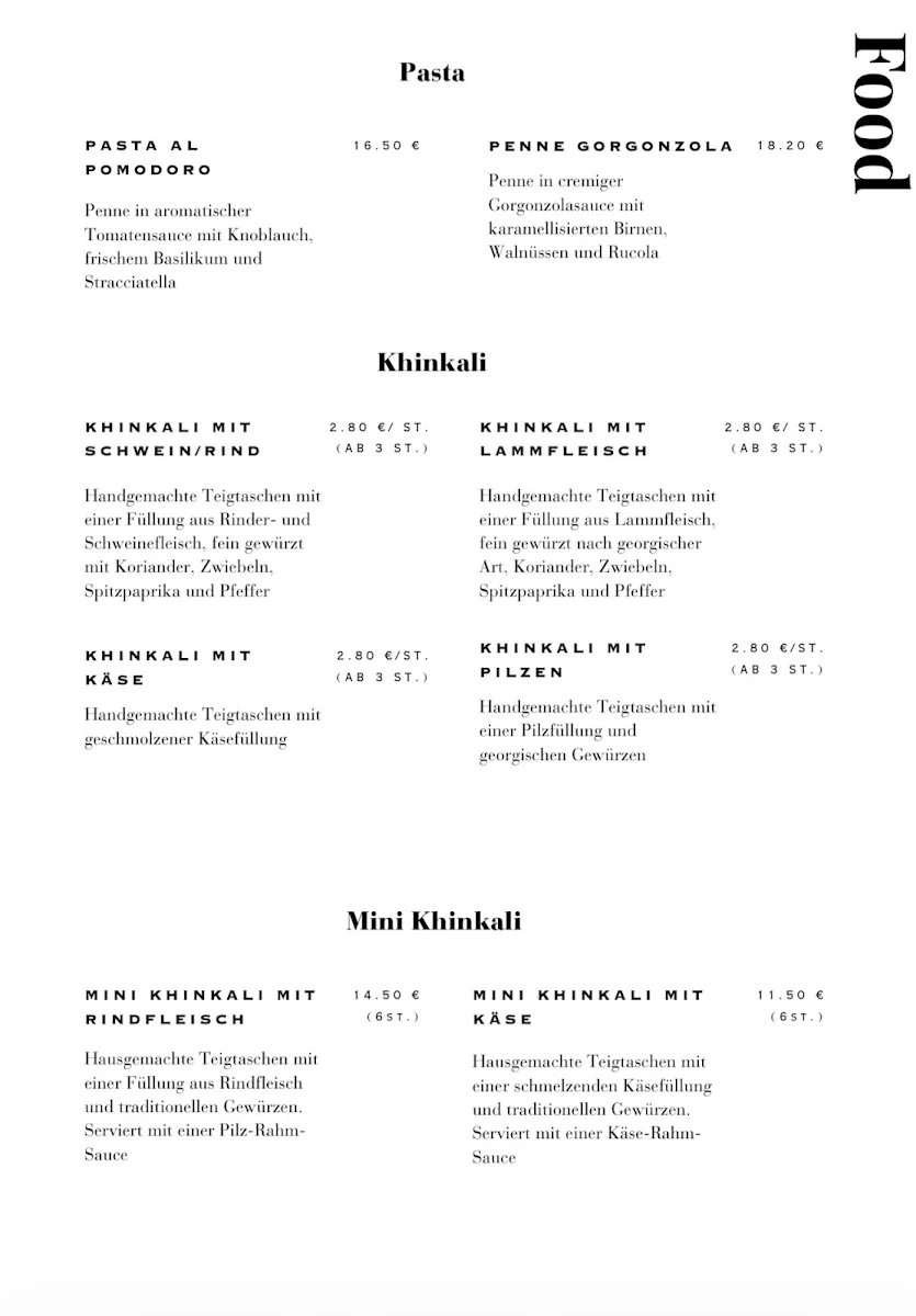 Speisekarte photo 2