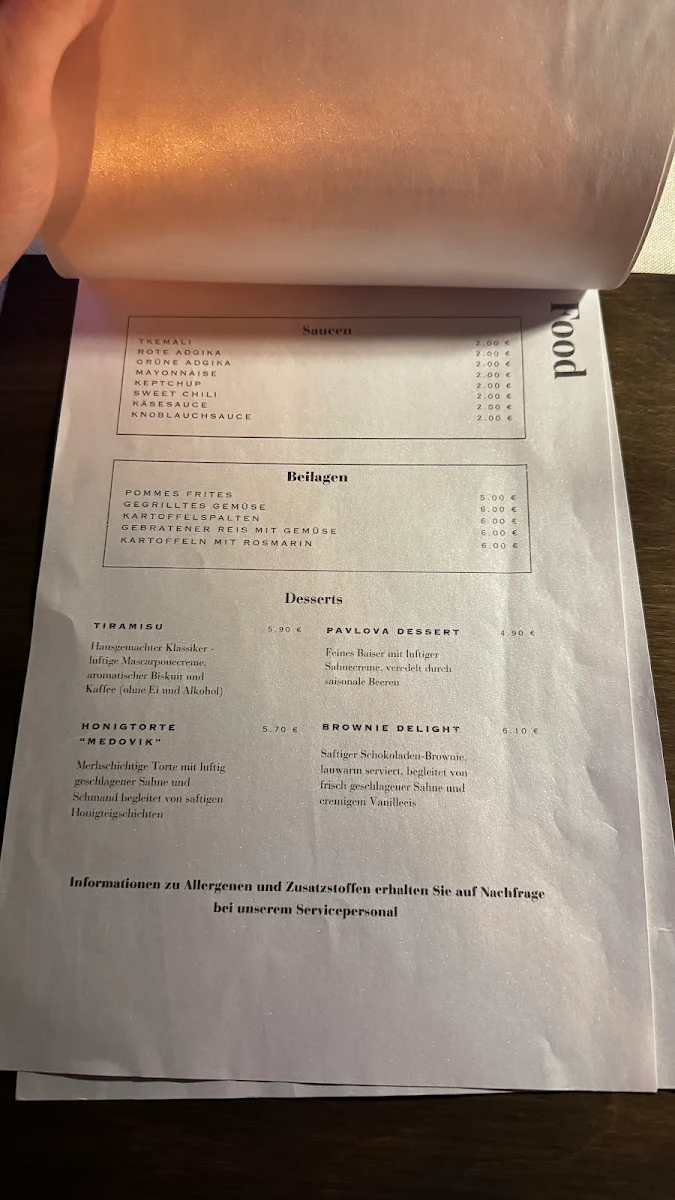 Speisekarte photo 8