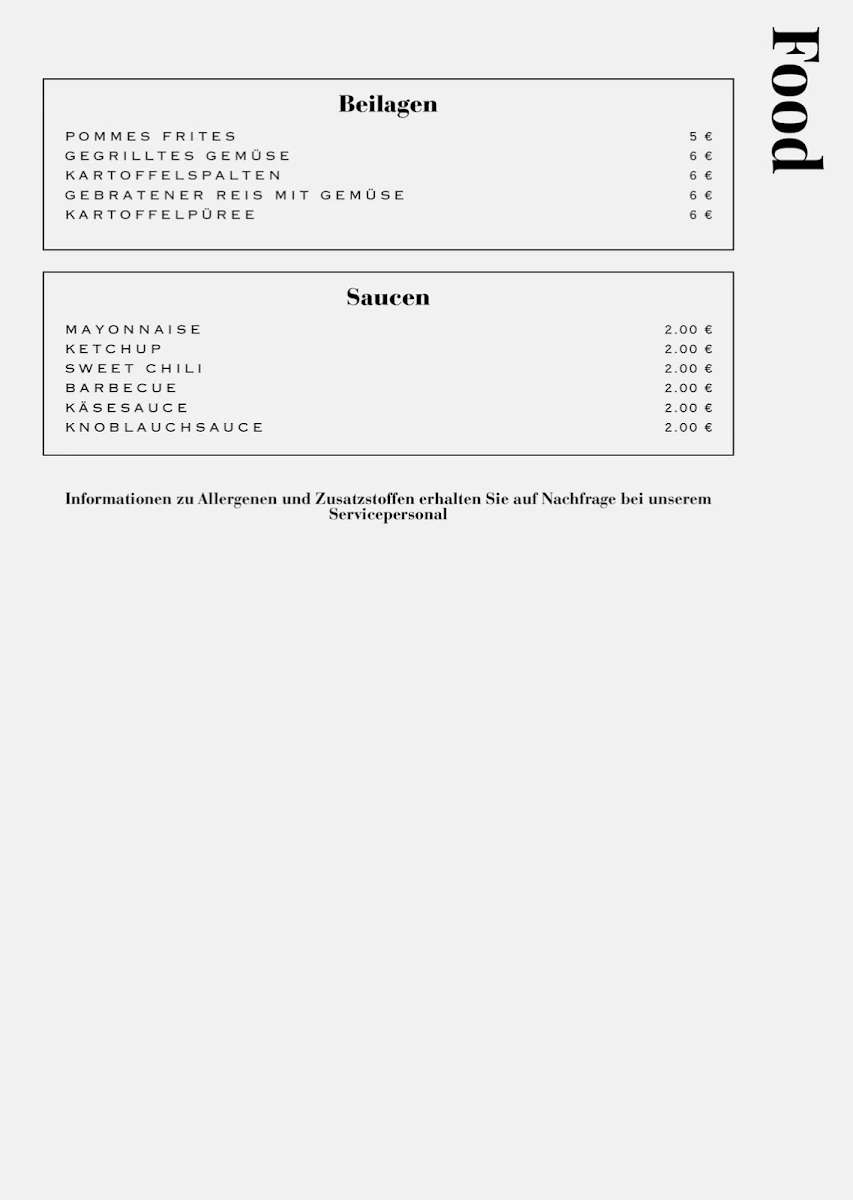 Speisekarte photo 9