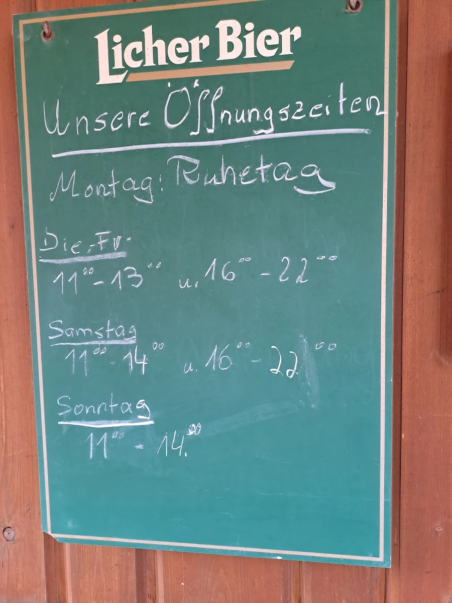 Speisekarte, Gaststätte Zur Linde - Mario Kästner