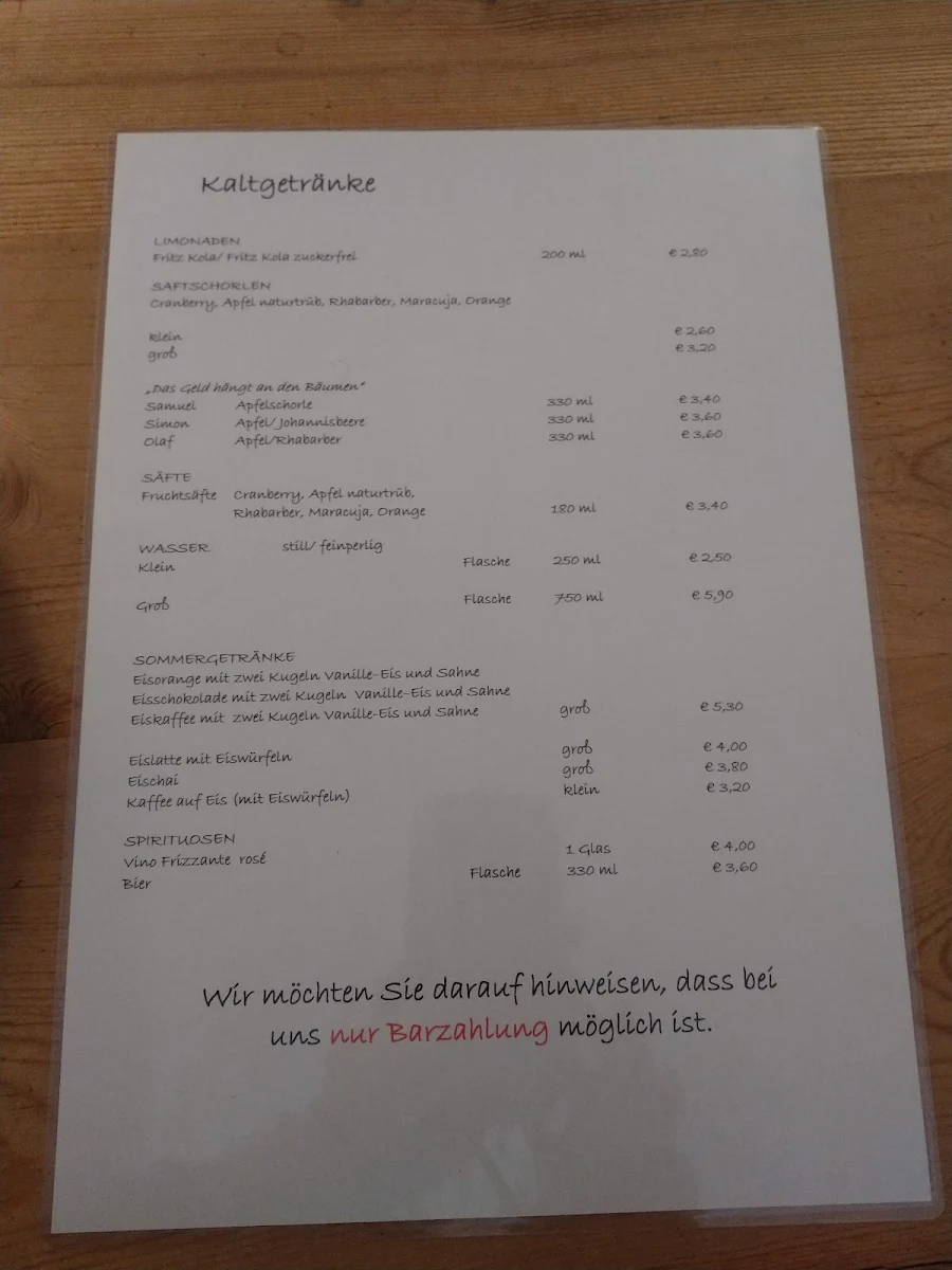 Speisekarte photo 7