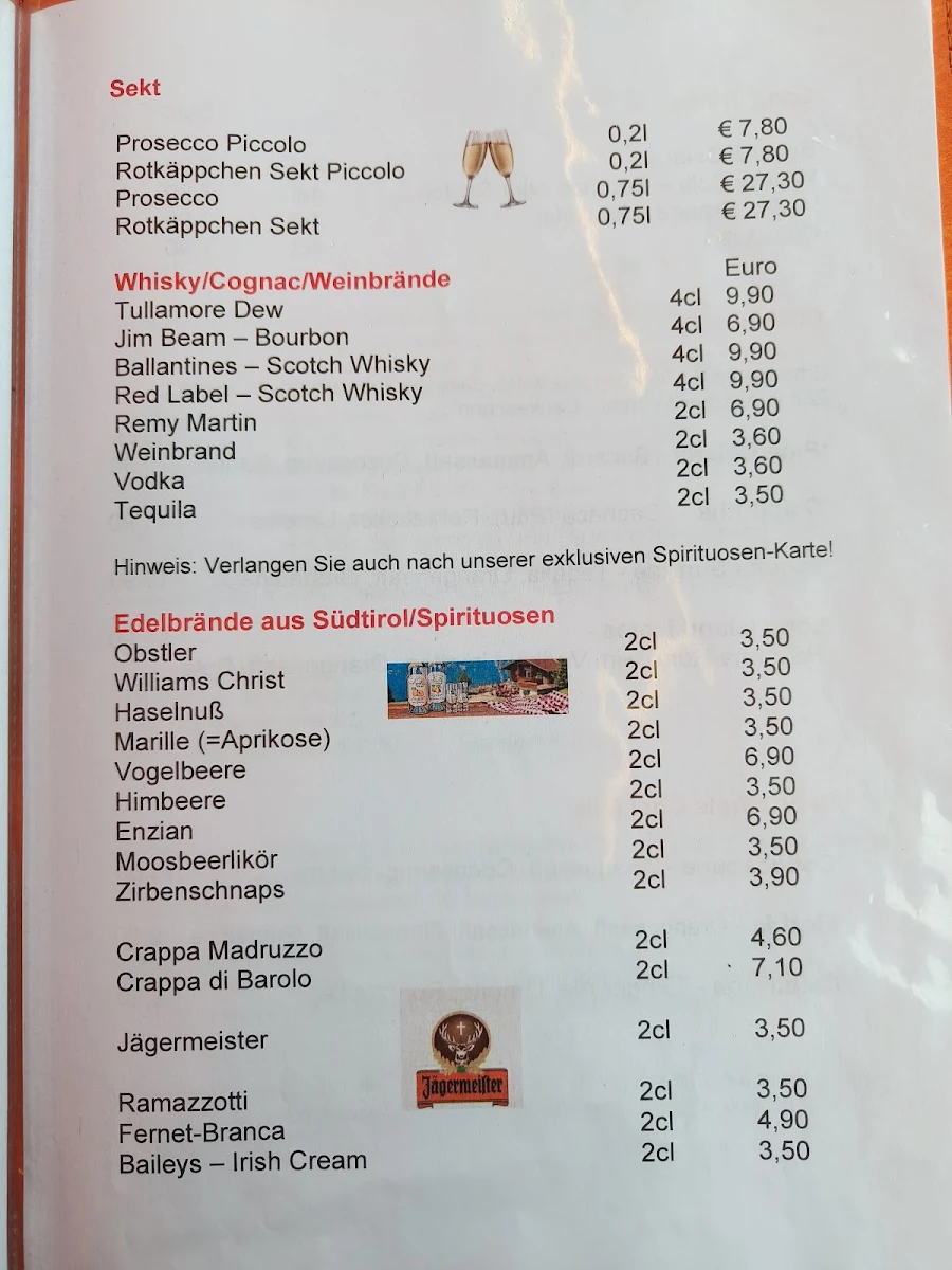 Speisekarte photo 1