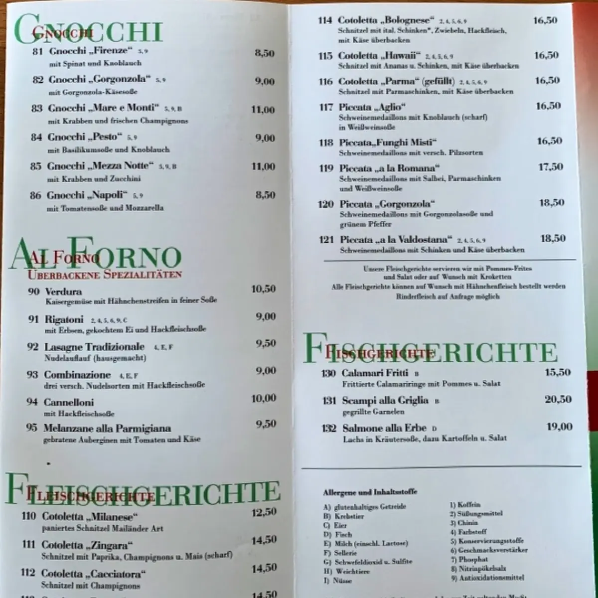 Speisekarte photo 2