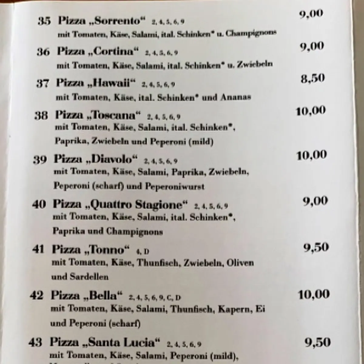 Speisekarte photo 5