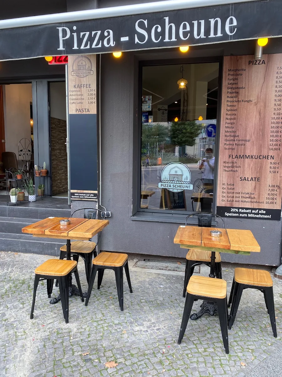 Speisekarte, Pizza Scheune