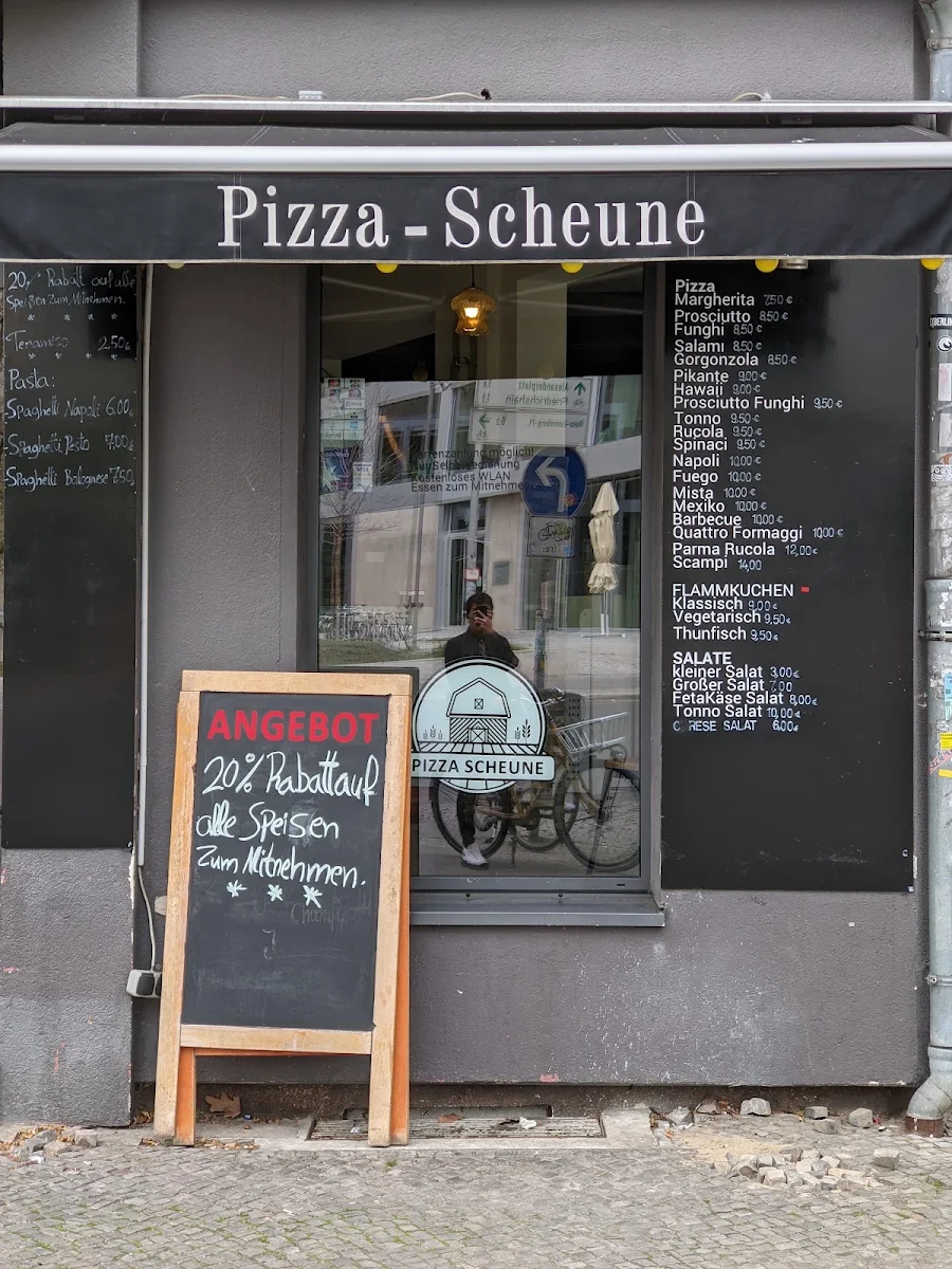 Speisekarte, Pizza Scheune