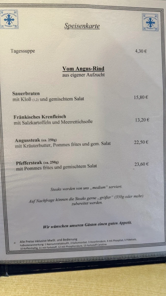 Speisekarte photo 2