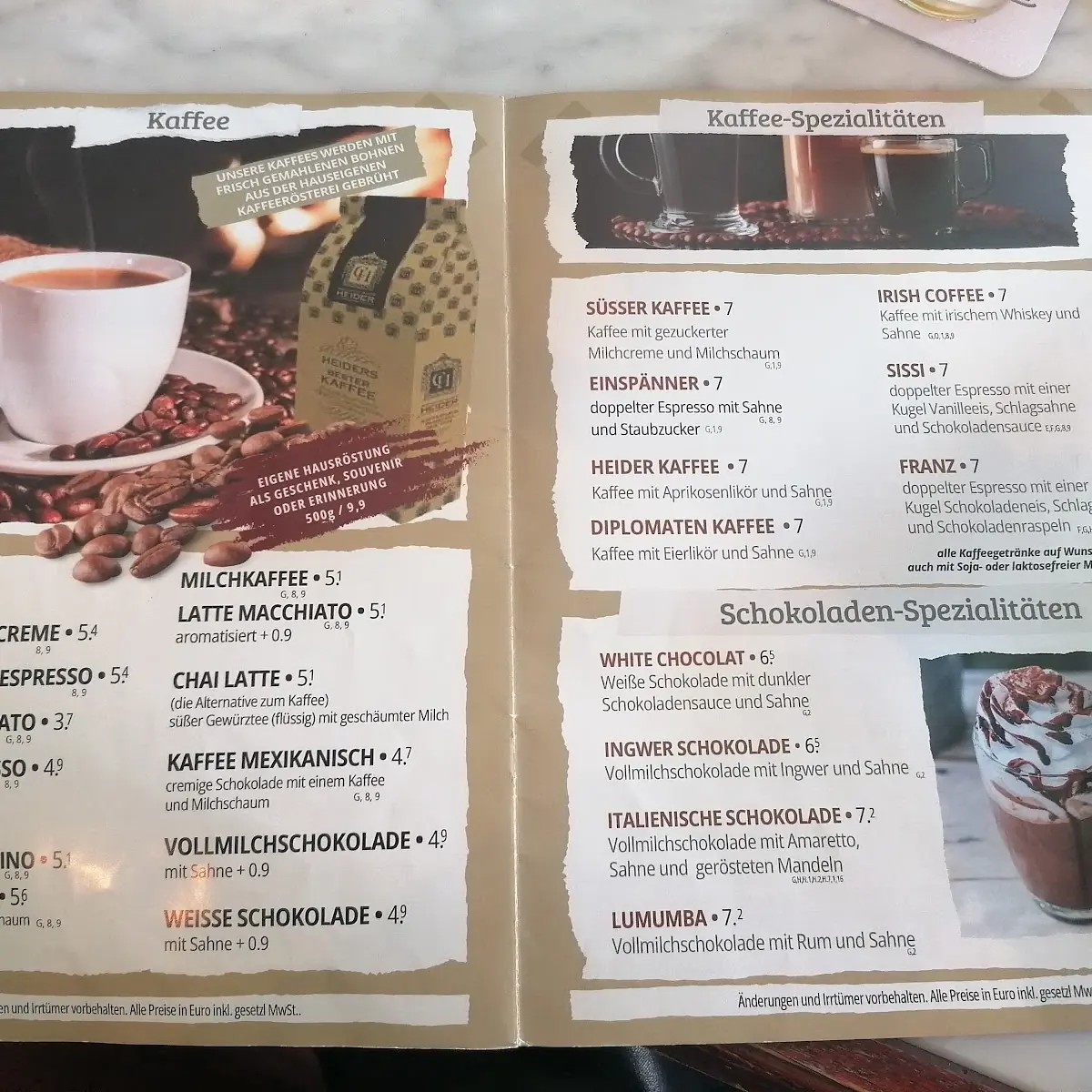 Speisekarte photo 4