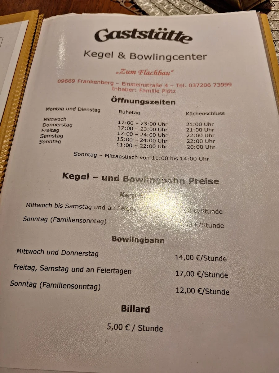 Speisekarte photo 1