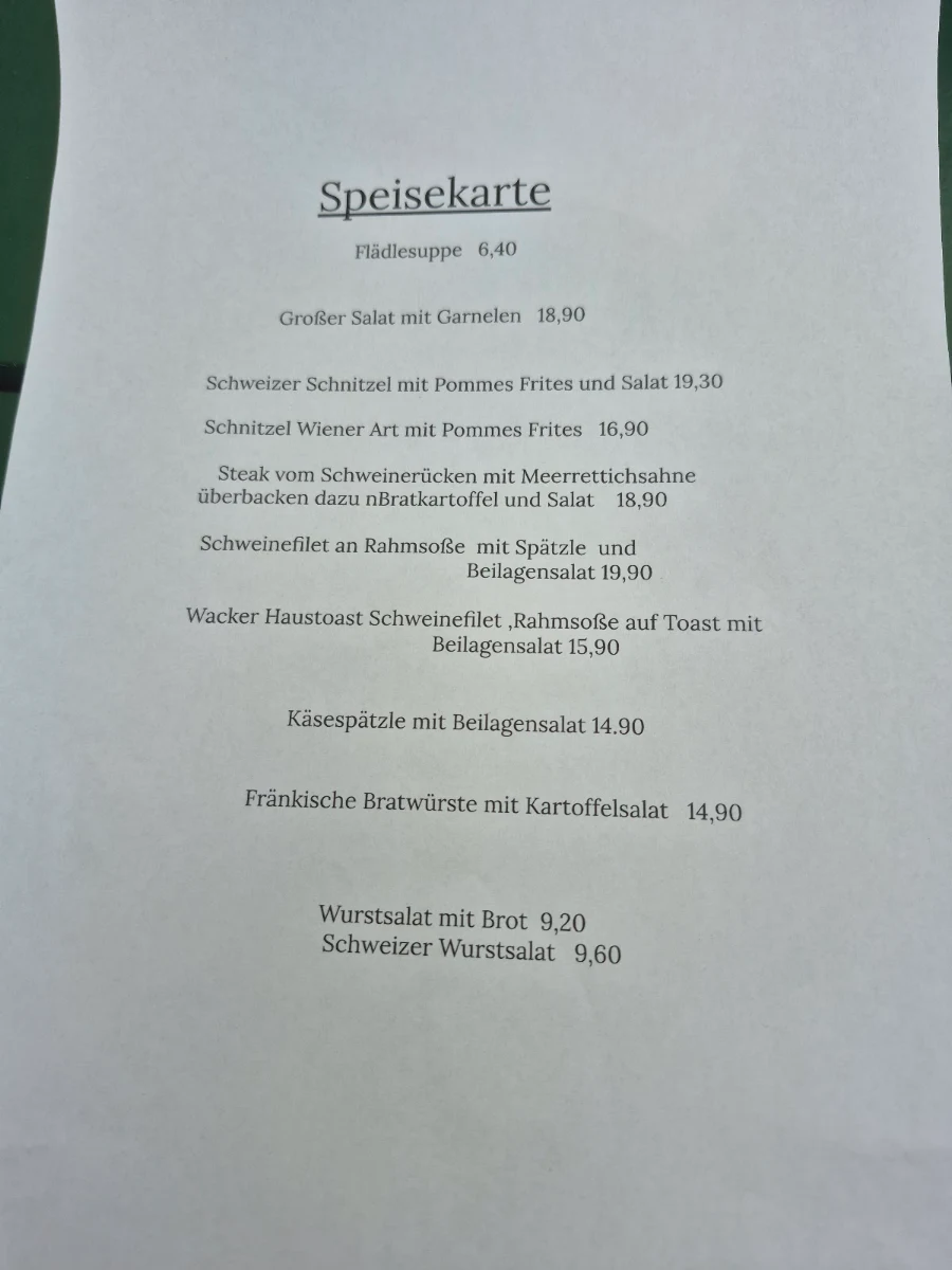 Speisekarte photo 2