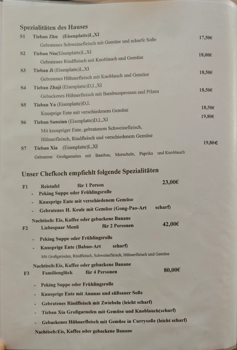 Speisekarte photo 9
