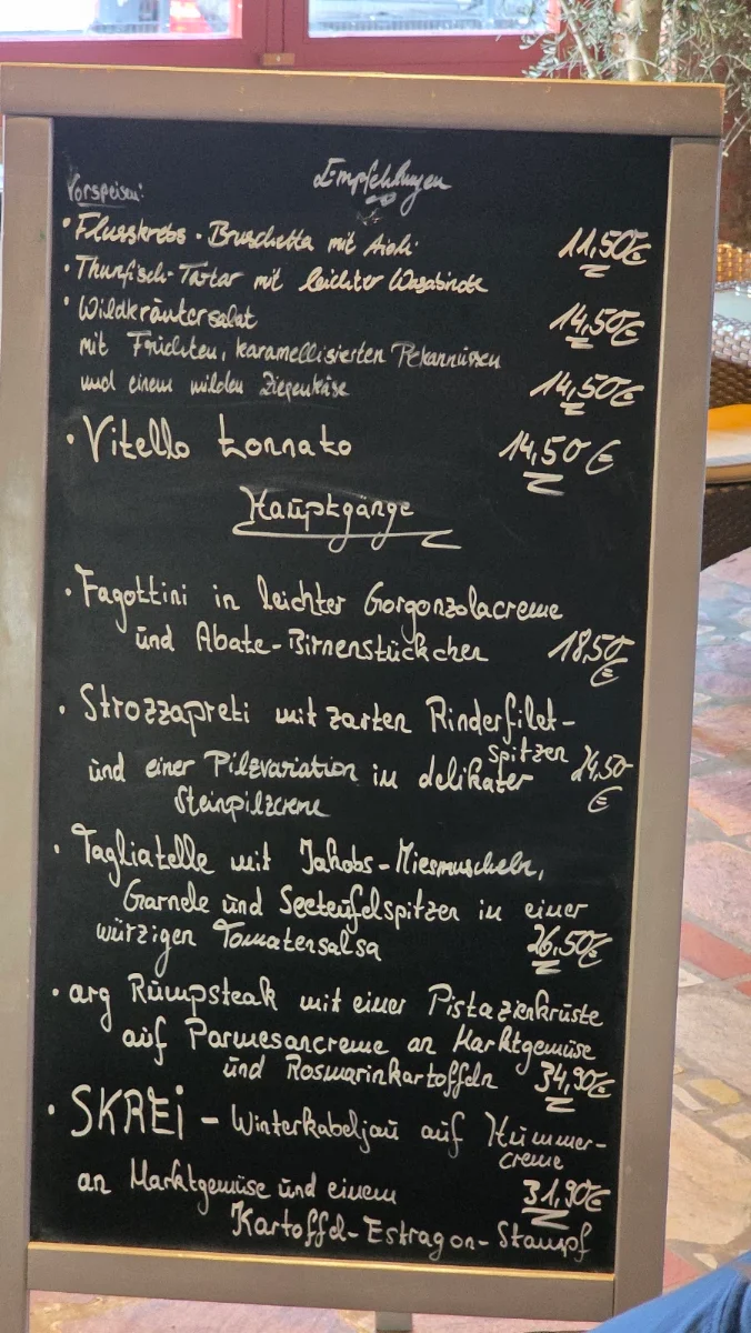 Speisekarte, Ristorante Da Toni - Domenico Potenza
