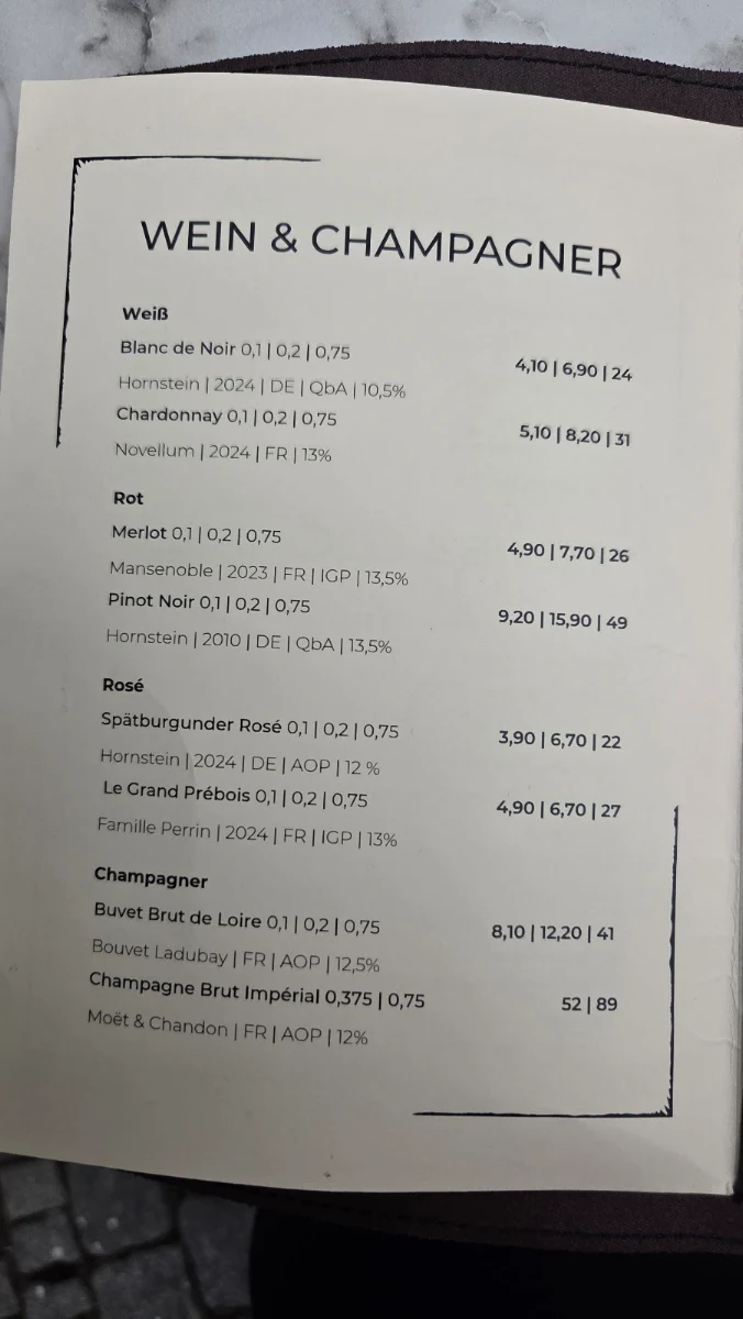 Speisekarte photo 1