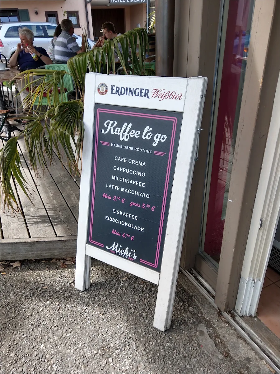 Speisekarte, Michi’s Eiscafé