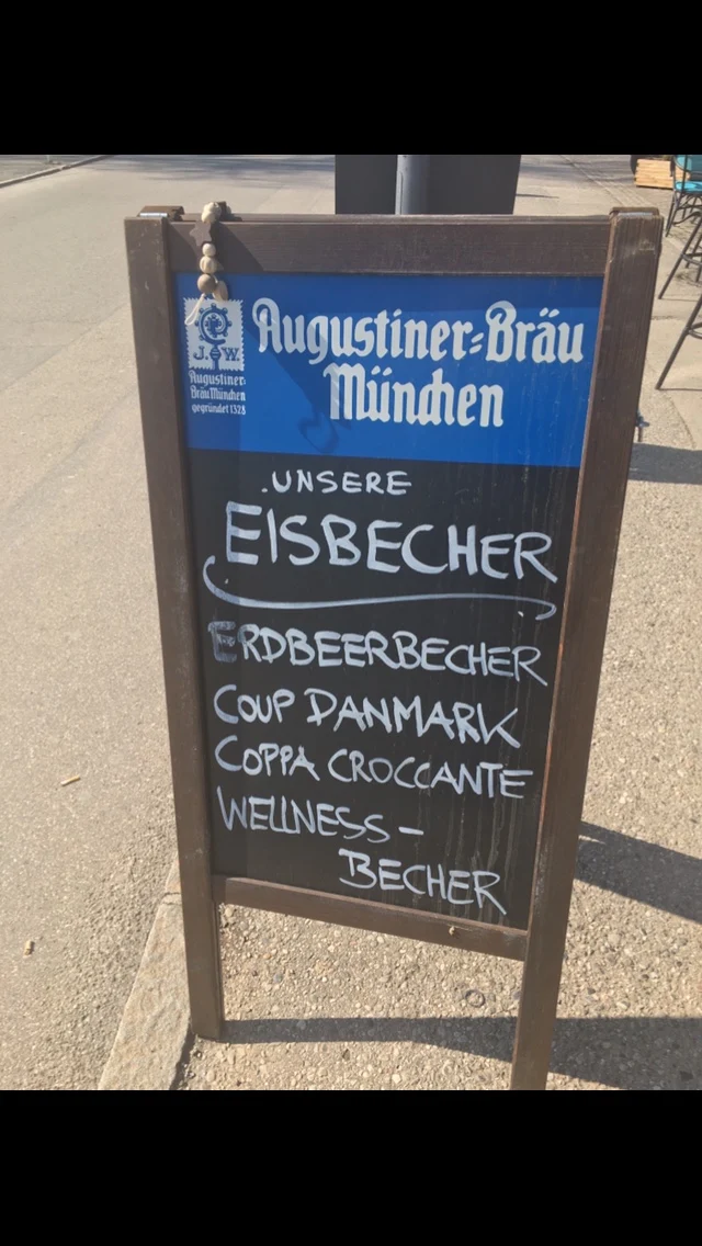 Speisekarte, Michi’s Eiscafé