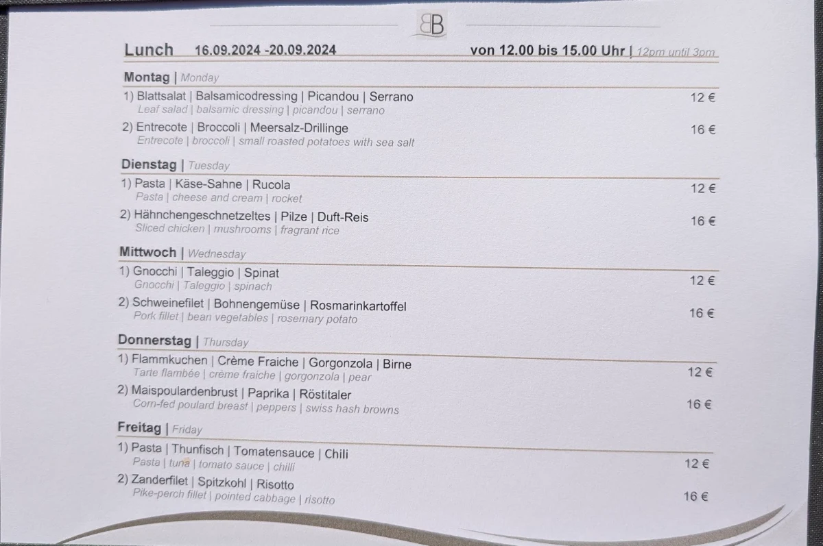 Speisekarte photo 6