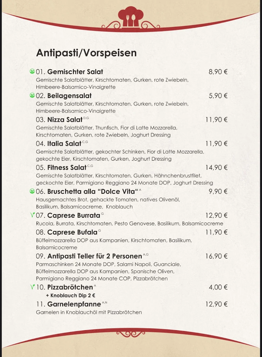 Speisekarte photo 2